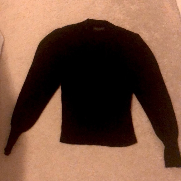 Banana Republic Puff Sleeve Cropped Sweater - Picture 2 of 3